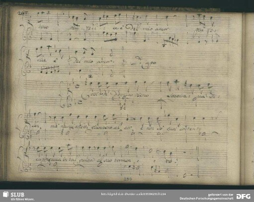 Recitativo: Così di doglia pieno