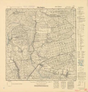 1664 (alte Nr.: 378) Altenhagen, Meßtischblatt (4cm - Karte)