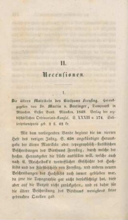 534-546 [Rezension] Die älteren Matrikeln des Bisthums Freysing