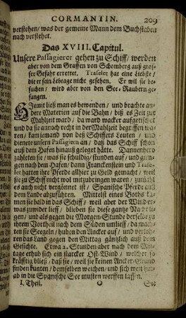 Das XVIII. Capitul.