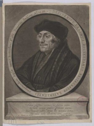 Bildnis des Desiderius Erasmus Rotterdamus