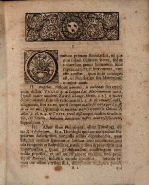 Disputatio iuridica inauguralis de ritu et solemnibus nuptiarum