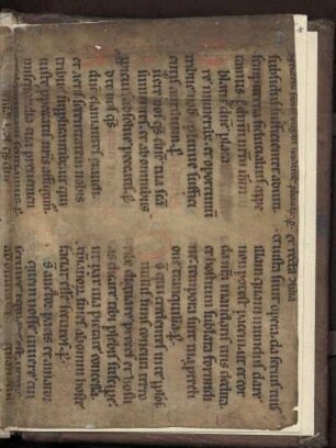 Pergament-Fragment einer liturgischen Handschrift des 13. Jahrhunderts, 2. Hälfte