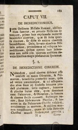 183-214, Caput VII.