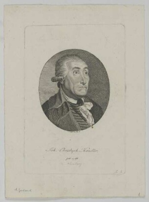 Bildnis des Joh. Christoph Haendler