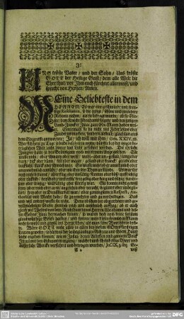 Leichenpredigt : Die geistliche Himmelfarth, [allg. Eingang], Text, Eingang, Erörterung