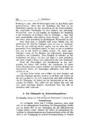 Die Pädagogik im Heilerziehungsheim