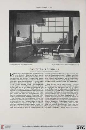 38: Das Typen-Wohnhaus : ein Aufruf zur Förderung neuzeitlichen Bauens