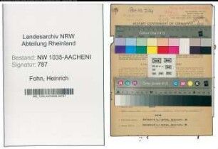 Entnazifizierung Heinrich Fohn , geb. 18.07.1907 (Klempner)