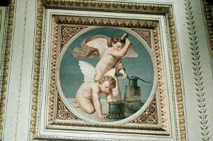 Putti mit Attributen des Vulkan