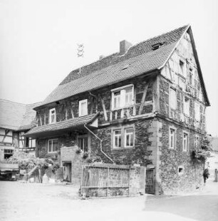 Fachwerkwohnhaus; Büdingen, Klostergasse 50