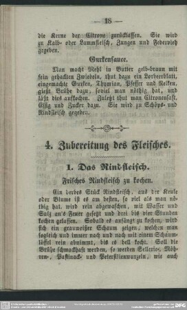 4. Zubereitung des Fleisches