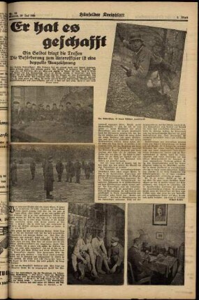Zweite Ausgabe vom Mittwoch, den 26. Juli 1939.