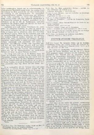 770-773 [Rezension] Schlink, Edmund, Der kommende Christus und die kirchlichen Traditionen