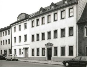 Mittweida, Steinweg 6 und 4. Wohn- und Geschäftshäuser (bezeichnet 1822)
