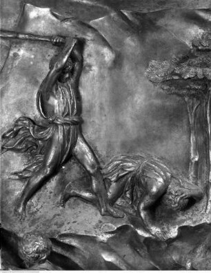 Paradiestür, Alttestamentarische Szenen, Kain und Abel