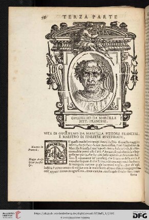 Vita di Guglielmo da Marcilla Pittore Francese e Maestro di finestre invetriate