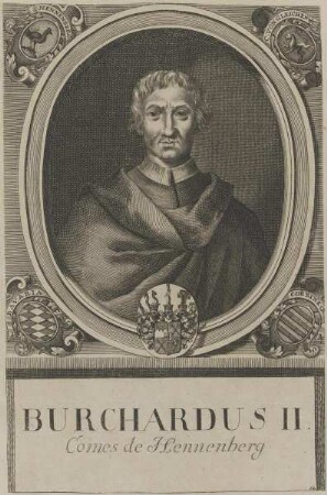 Bildnis des Burchardus II., Graf von Hennenberg