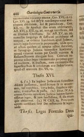 444-468, Thesis XVI. - XX.