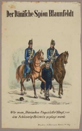 Dänischer Spion Blaunfeldt 1864