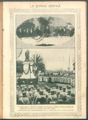 Celebración del cincuentenario de la fundación del Colegio Militar