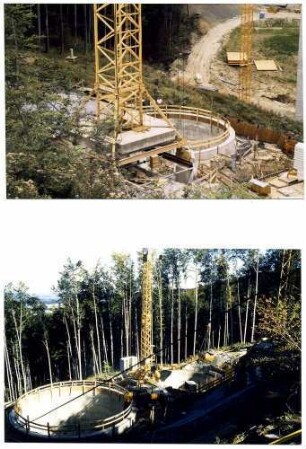 Maustobelviadukt Schacht für Pfeiler 3