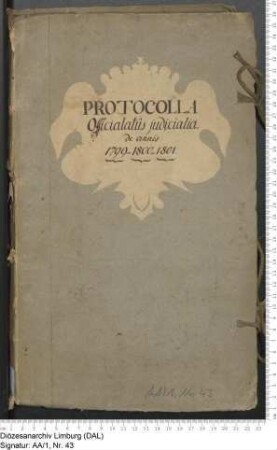 Protokolle des Offizialats