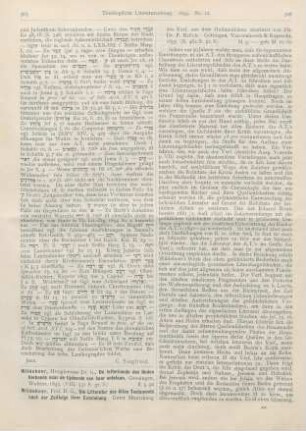 305-307 [Rezension] Wildeboer, G., De letterkunde des Ouden Verbonds naar de tijdsorde van haar ontstaan