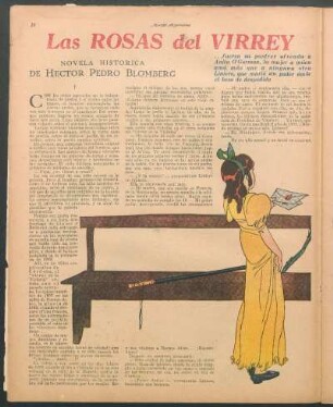 Las rosas del virrey : Novela histórica de Héctor Pedro Blomberg