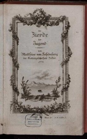 Die Zierde der Jugend