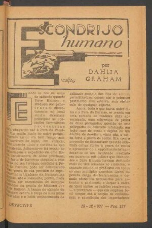 Esconderijo humano : [Pequena novella]