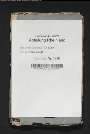Kurköln gegen bergische Regierung zu Düsseldorf wegen Grenzstreitigkeiten zu Vilich und Schwarzrheindorf