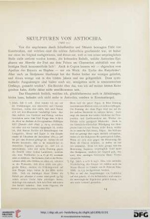 13: Skulpturen von Antiochia