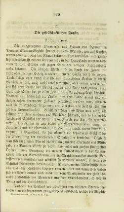 II. Die gesellschaftlichen Forste.