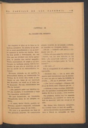 Capítulo IX - El crimen del muerto