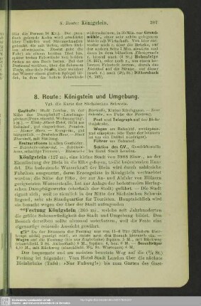 8. Route: Königstein und Umgebung