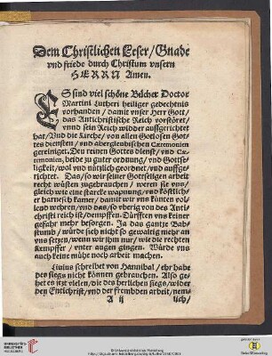 Dem Christlichen Leser […]
