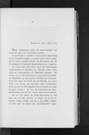 Hamburg, den 6. April 1904