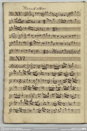 16. Anonymus, Andante, F-Dur