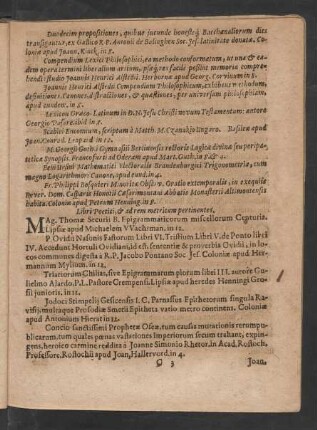 Libri Poetici, & ad rem metricam pertinentes.