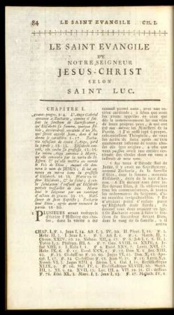 Le Saint Evangile De Notre Seigneur Jesus-Christ Selon Saint Luc