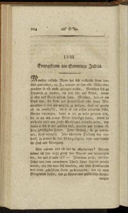 LVIII. Evangelium am Sonntage Judica.