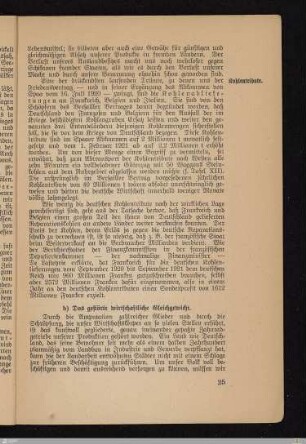b) Das gestörte wirtschaftliche Gleichgewicht