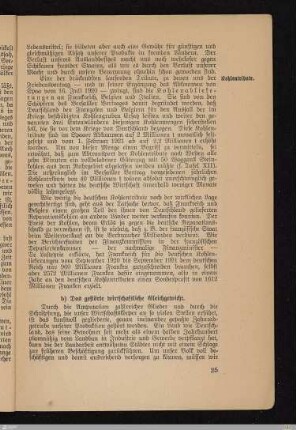 b) Das gestörte wirtschaftliche Gleichgewicht