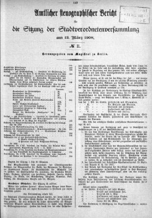 No. 11, 12. März 1908