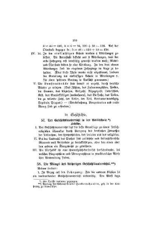 Der Geschichtsunterricht in der Volksschule