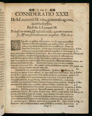 235-243, Consideratio XXXI.