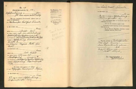 Standesamtsbuch der Stadt Aschaffenburg: Eheschließungen 252/1930 - 130/1931