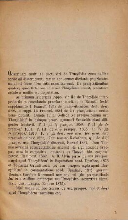 De praepositionum  usu Thucydieo : (Königsberger Doctordiss.)
