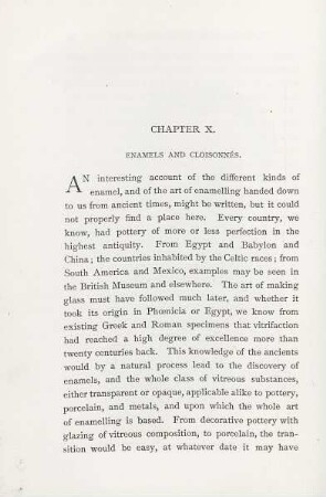 Chapter X. Enamels and cloisonnés